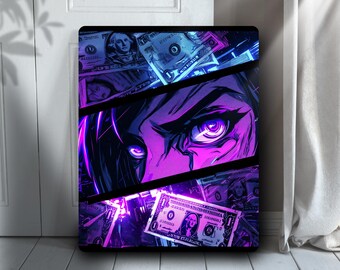 Anime Metal Wall Art | Japanese Style Poster | Collector's Edition Wall Art, Gift for Anime Lovers | Conceptual Metal Wall Art, by Lora Loom