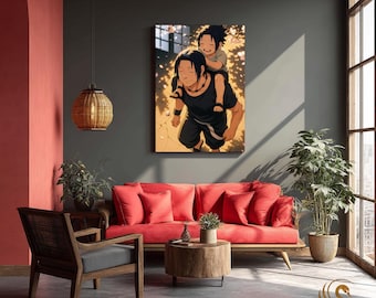 Anime Metal Poster & Anime Metal Wall Art –Neon Otaku Room Decor, Manga Gift, Aesthetic Anime Bedroom, Wall Art Poster, Collector's Edition