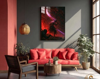Anime Metal Poster & Anime Metal Wall Art –Neon Otaku Room Decor, Manga Gift, Aesthetic Anime Bedroom, Wall Art Poster, Collector's Edition