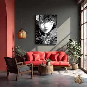 Anime Metal Wall Art, Anime Poster – Otaku Room Decor | Anime Metal Print Artwork, Anime Metal Sign, Anime Fan Gifts, Japanese Wall Art