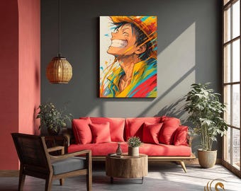 Anime Metal Poster & Anime Metal Wall Art –Neon Otaku Room Decor, Manga Gift, Aesthetic Anime Bedroom, Wall Art Poster, Collector's Edition