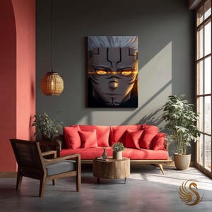 Sukuna Anime Metal Poster: King of Curses Manga Wall Art