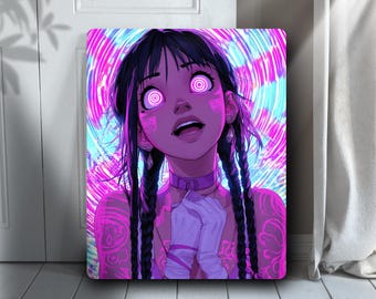 Anime Metal Wall Art | Japanese Style Poster | Collector's Edition Wall Art, Gift for Anime Lovers | Conceptual Metal Wall Art, by Lora Loom