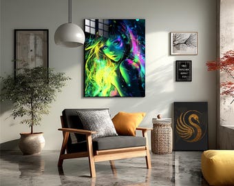 Anime Metal Wall Art | Japanese Style Poster | Collector's Edition Wall Art, Gift for Anime Lovers | Conceptual Metal Wall Art, by Lora Loom