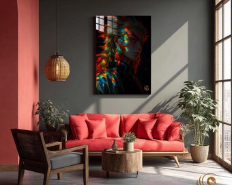 Anime Metal Poster & Anime Metal Wall Art –Neon Otaku Room Decor, Manga Gift, Aesthetic Anime Bedroom, Wall Art Poster, Collector's Edition