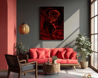 Anime Metal Poster & Anime Metal Wall Art –Neon Otaku Room Decor, Manga Gift, Aesthetic Anime Bedroom, Wall Art Poster, Collector's Edition