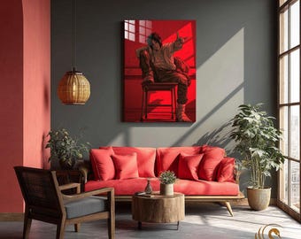 Anime Metal Poster & Anime Metal Wall Art –Neon Otaku Room Decor, Manga Gift, Aesthetic Anime Bedroom, Wall Art Poster, Collector's Edition