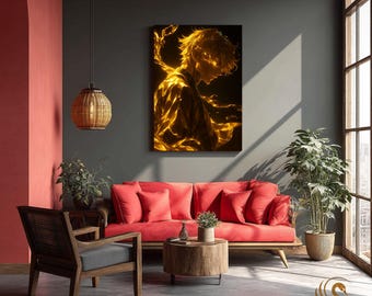 Anime Metal Poster & Anime Metal Wall Art –Neon Otaku Room Decor, Manga Gift, Aesthetic Anime Bedroom, Wall Art Poster, Collector's Edition