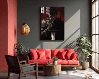 Anime Metal Poster & Anime Metal Wall Art –Neon Otaku Room Decor, Manga Gift, Aesthetic Anime Bedroom, Wall Art Poster, Collector's Edition