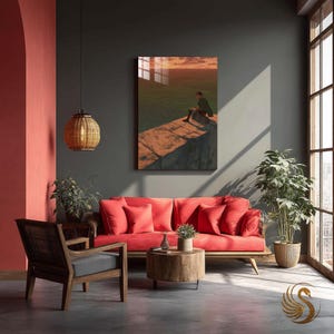 Anime Metal Poster: Levi-Inspired Warrior Wall Art