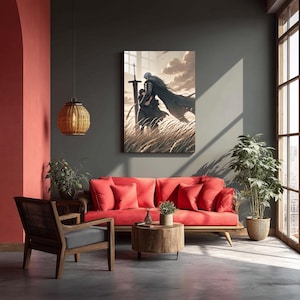 Anime Metal Wall Art, Anime Poster – Otaku Room Decor | Anime Metal Print Artwork, Anime Metal Sign, Anime Fan Gifts, Japanese Wall Art