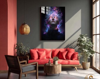 Anime Metal Poster & Anime Metal Wall Art –Neon Otaku Room Decor, Manga Gift, Aesthetic Anime Bedroom, Wall Art Poster, Collector's Edition