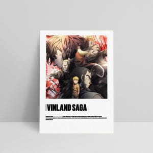 Minimalistische Anime-Poster| Vinland Saga anime