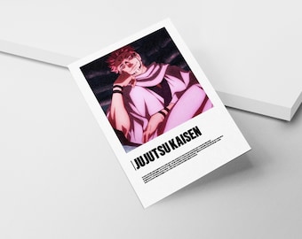 Minimalistische Anime-Poster|Jujutsu Kaisen anime