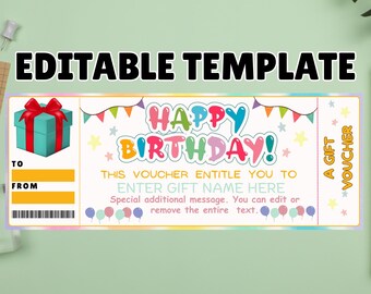 Modello di carta d'imbarco per compleanno a sorpresa/Biglietto aereo modificabile/Biglietto aereo per vacanze a sorpresa stampabile/Buono di viaggio