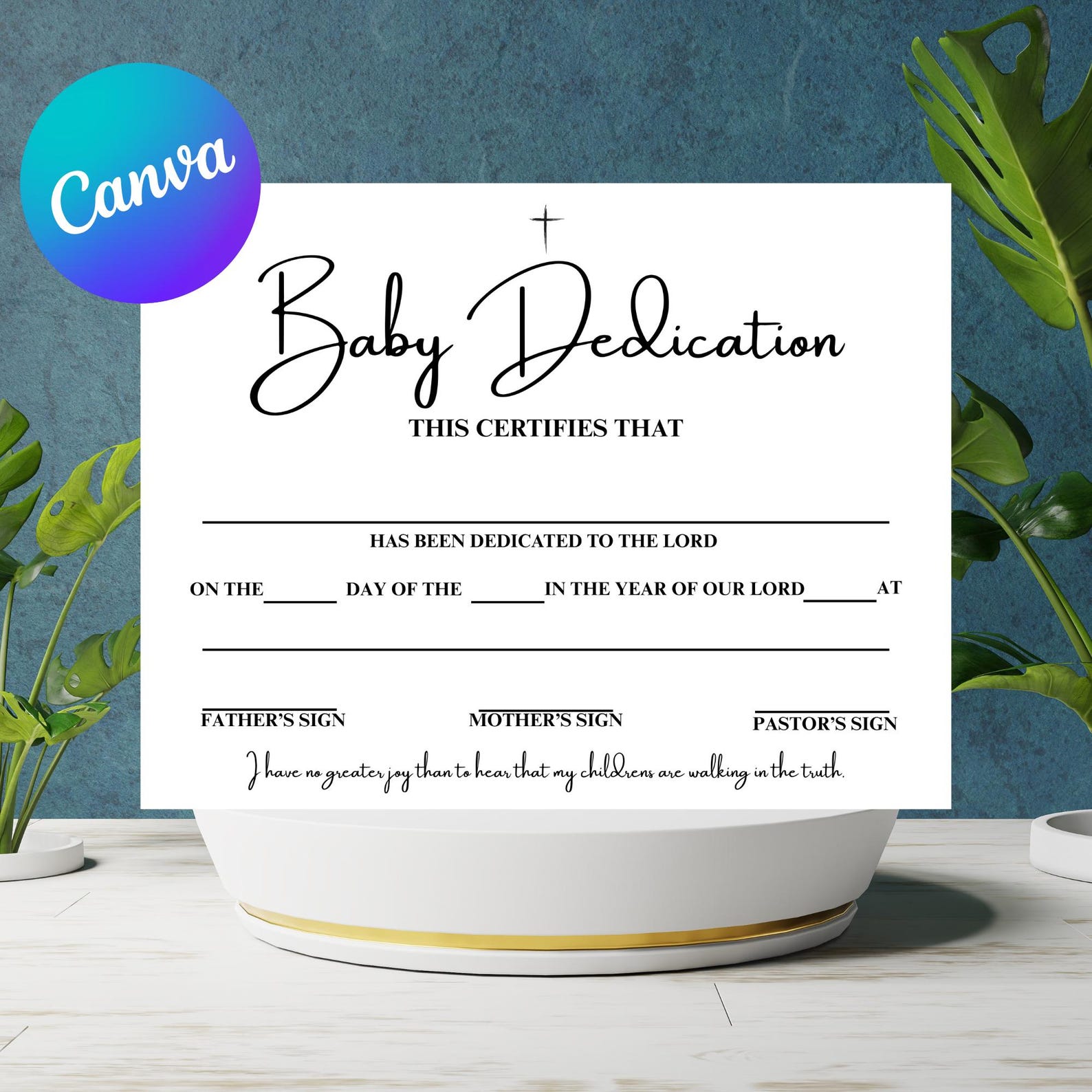 Child Dedication Lettering Baby Dedication Certificate Template, Child Dedication Certificate ...