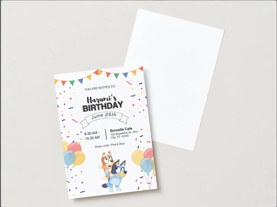Fast Editable Invite Template