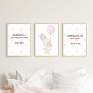 Kids Christian Wall Art , kids Room Decor Bible Verse Prints, Christian Nursery Scripture Wall Art, Modern Christian Decor