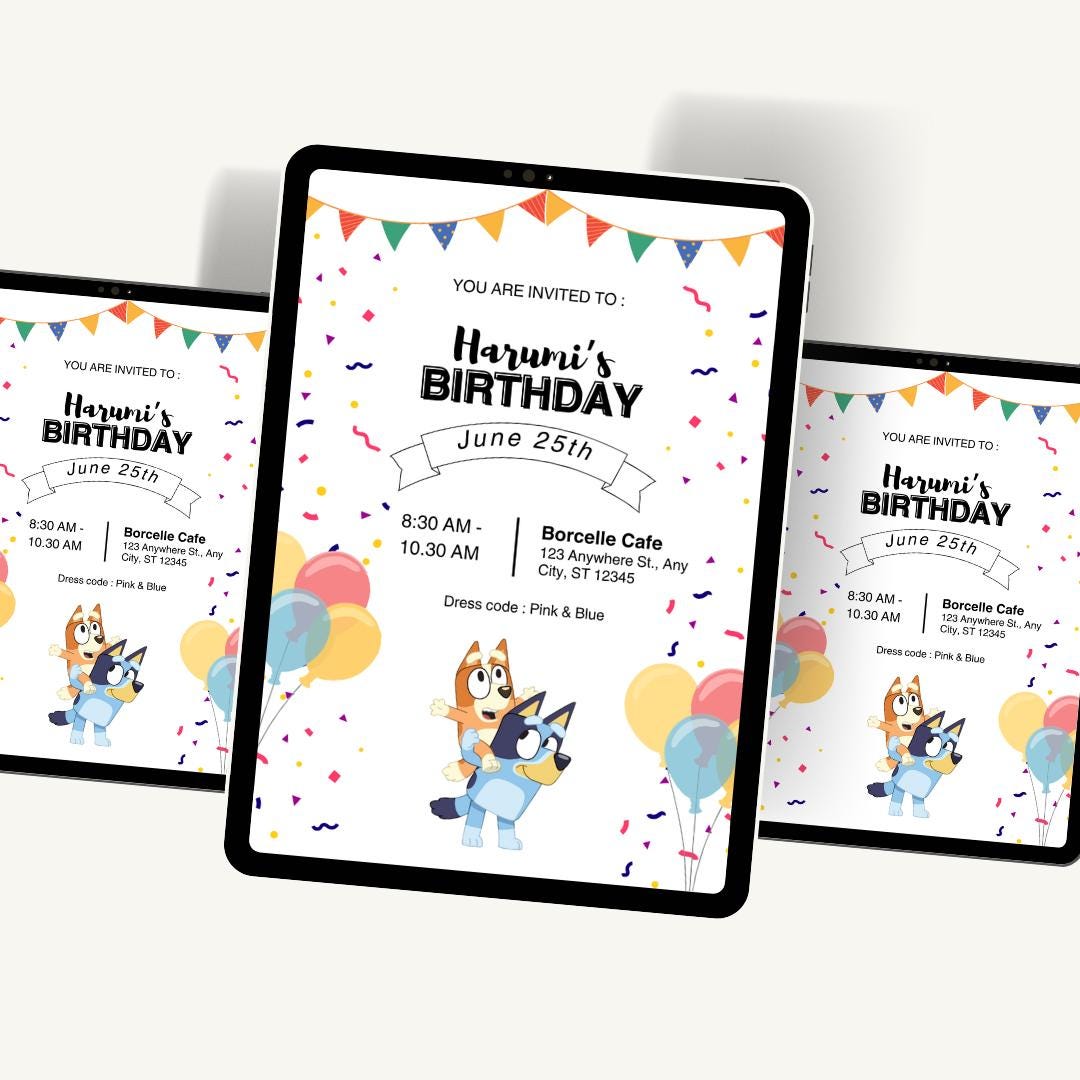 Fast Editable Invite Template