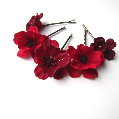 Pressed Daisy Hair Pins Bobby Pin Set of 2 Botanical Etsy