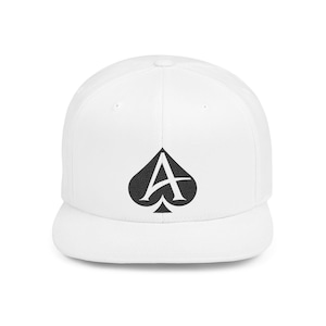 Ace of Spades Poker Cap, Flat Bill Snapback, Snapback Cap, Poker Spieler Geschenk, Kasino Liebhaber Cap, coole Snapback, schwarze Snapback, Poker Cap