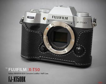 富士フイルム XT4用 牛革カメラケース ヴィンテージブラウン