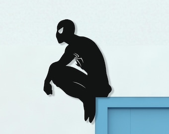 Door Frame Topper Metal Sign, Door Decor, Superhero Door Hanging, Corner Wall Decor