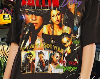 Vintage Alicia Keys Shirt / the Diary of Alicia Keys Tour American