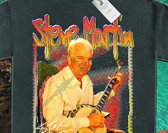 Comfort Colors Vintage Steve Martin Shirt - Funny &#39;Well Excuuuse Me&#39; Banjo Player Tee - 70s Comedy Music Meme - Retro Stand-Up Legend Shirt