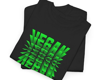 Vegan T-Shirt: 100% US Cotton, Plant-Based Tee
