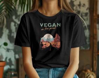 Vegan Unisex T-shirt, Plant-Based Tee, Eco-Friendly Clothing, Animal Rights Shirt, Green Lifestyle Apparel