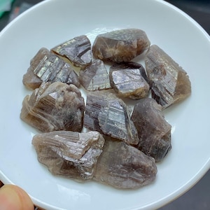 Raw Brown Axinite Crystal Specimen: Skardu Pakistan Stone (85 Grams, 27x20x8 mm)