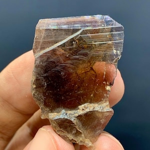 Natural Brown Color Axinite Crystal , Raw Axinite Specimen, , Natural Mineral, Gems , Axinite Stone From Skardu Pakistan- 8.49 Grams