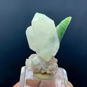 Natural Tourmaline With Quartz Crystal, Tourmaline Specimen, Tourmaline Crystal , From Afghanistan-For Sale / 6 Gm