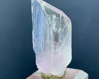 Fluorescent Pink Kunzite Crystal Specimen: From Afghanistan Mine, 8 Grams