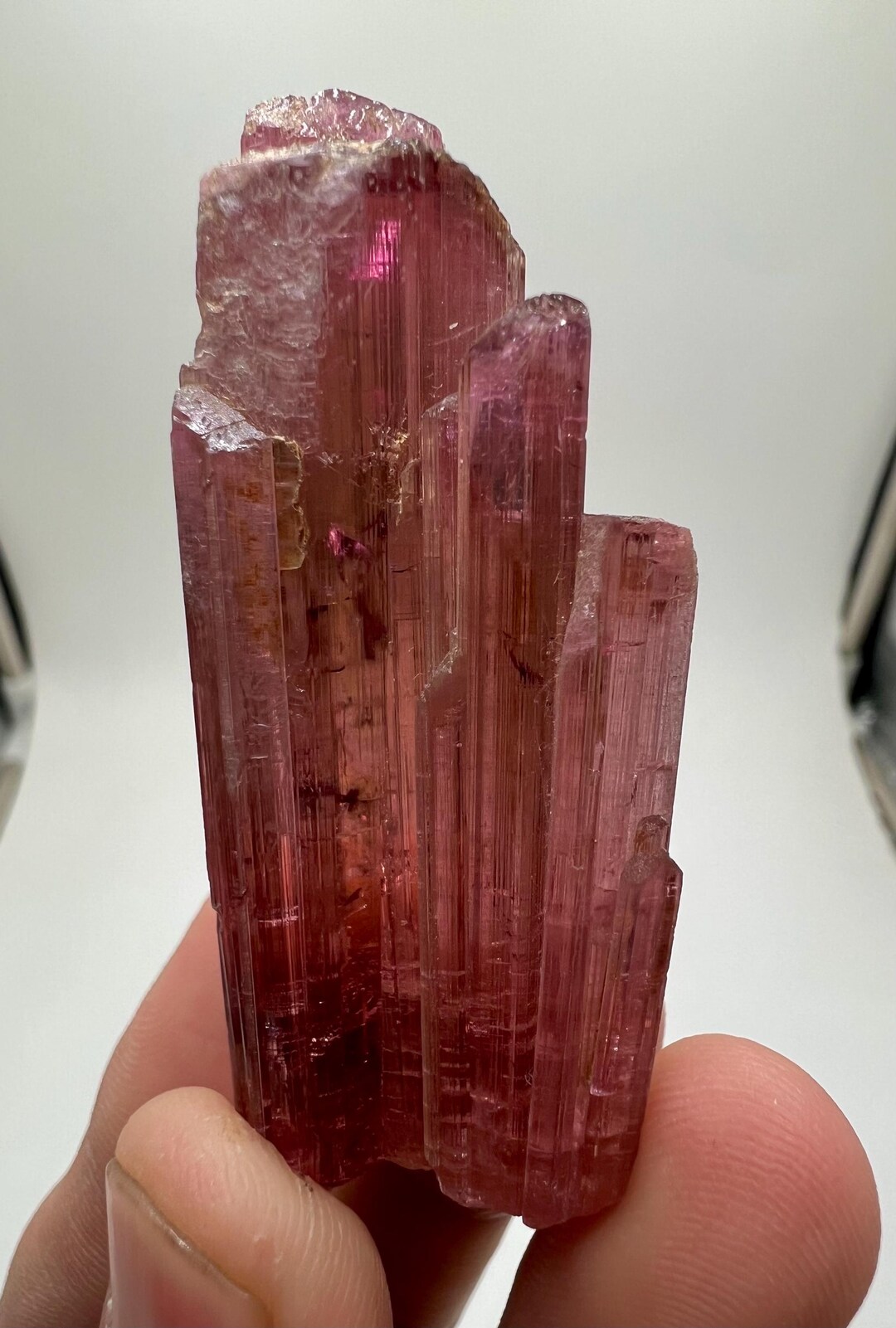 Polychrome Flash Color Natural Rubellite Color Polychrome Color Change Tourmaline Crystal From ...