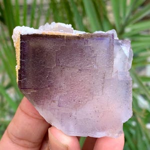 Natural Bi Color Cubic Fluorite Crystal , Raw Fluorite Stone, Fluorite From Baluchistan Mine , Raw Fluorite Specimen / 144.11 Grams