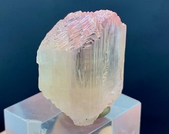 Natural Fluorescent Pink Color Kunzite Crystal From Afghanistan-14 Gram