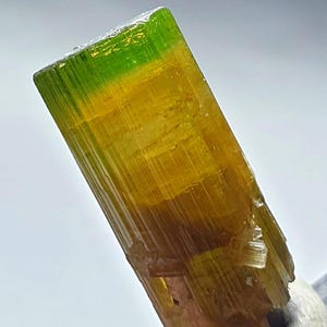 Natural Bi Color Tourmaline Crystal, Raw Tourmaline, Tourmaline Specimen, Tourmaline From Afghanistan / 12.90 Carats