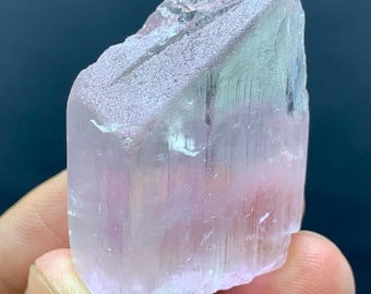 Fluorescent Pink Kunzite Crystal Specimen: From Afghanistan Mine, 33 Grams