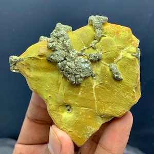 Natural Pyrite Crystals On Limonite Matrix , From Manshera Mine , Pyrite Specimen , Fine Minerals , Rare Gemstones , 221 grams