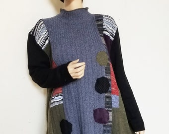 XL Crazy Knit Sweater Tunic