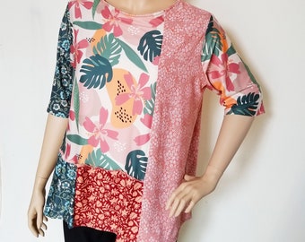 2X Artsy Flower Tunic