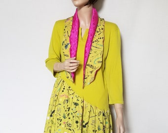 L to XL  Dress Scarf Cotton Jersey