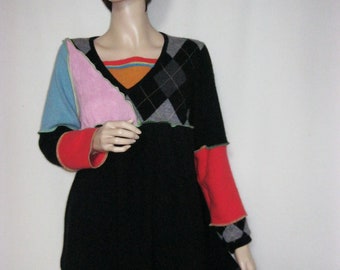 L to XL Wool and Cashmere Tunic