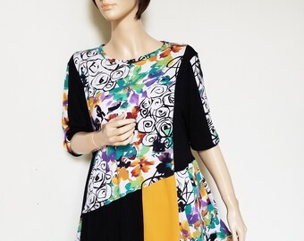 XL to 1X Reconstructed Colorful TunicI put this tunic togetherAnother happy tunic