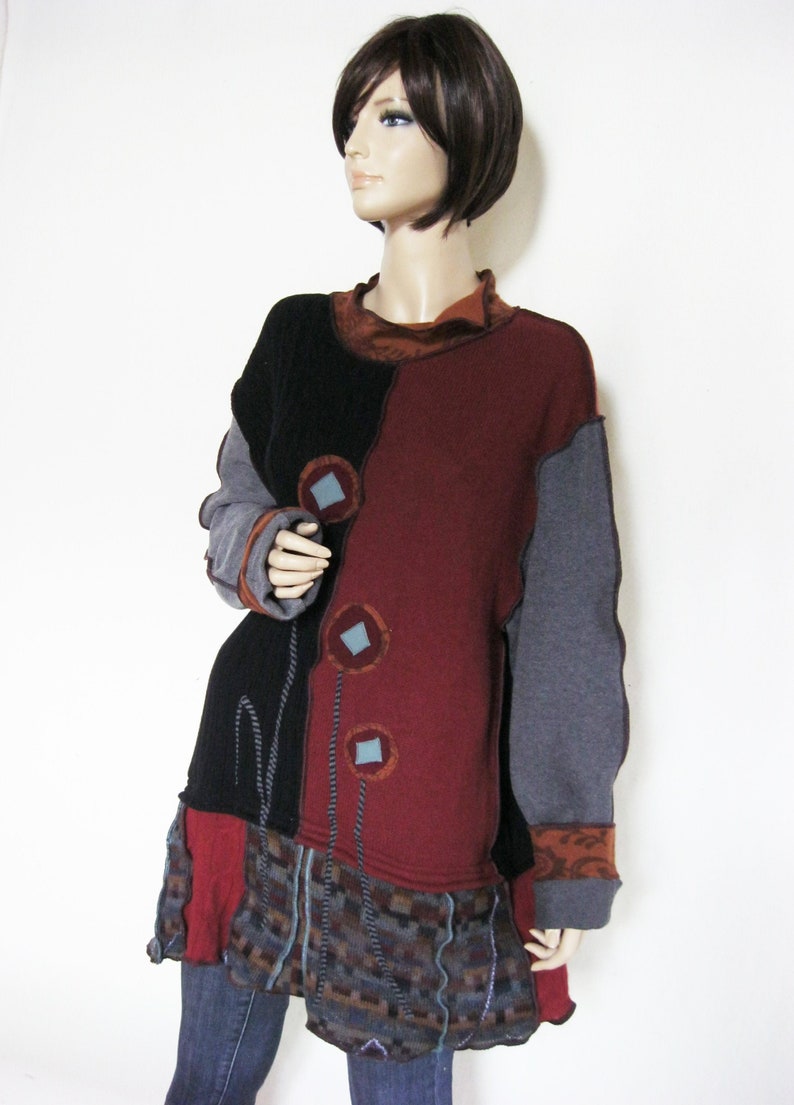 1X to 2X Straight Cut Tunic