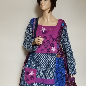 1X Kantha and Denim Tunic