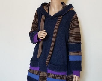 1X Katwise Inspired Wool Dress Hoodie