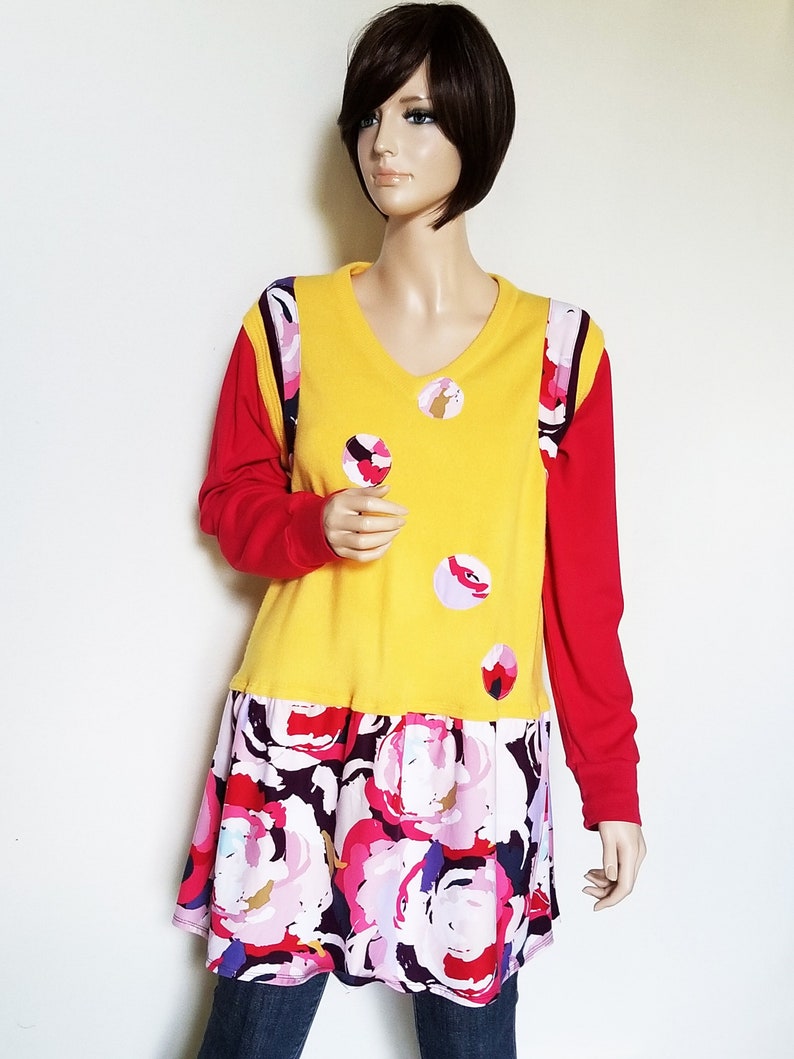 XL Short Sunshine Dress with Long Sleeves image 1